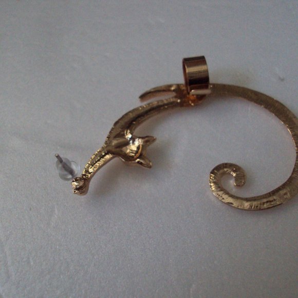 Cat Clip On Earrings Ear Cuff Earrings  Ear Wrap POS111 - Picture 5 of 5